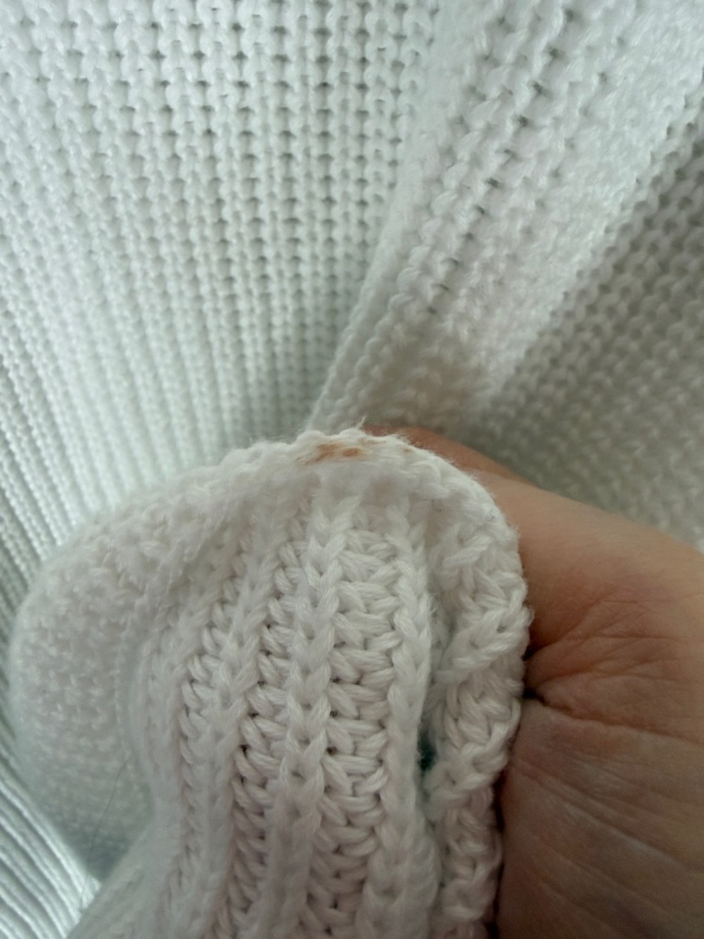 Frank & Eileen Montecito Sweater White Knit Pullover - Picture 9 of 11